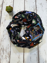 Load image into Gallery viewer, Hidden Pocket Infinity Scarf- Wizarding World
