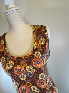 Essential Tank- 60’s Floral *1X*