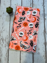 Load image into Gallery viewer, Hidden Pocket Infinity Scarf- Pink Skull
