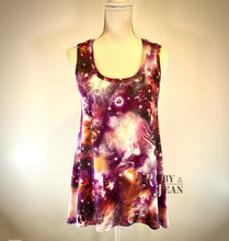 Load image into Gallery viewer, Free Spirit Tank- Purple Galaxy *L*
