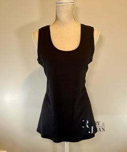 Essential Tank- Black Rib