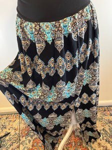 Maxi Skirt- Boho Blue