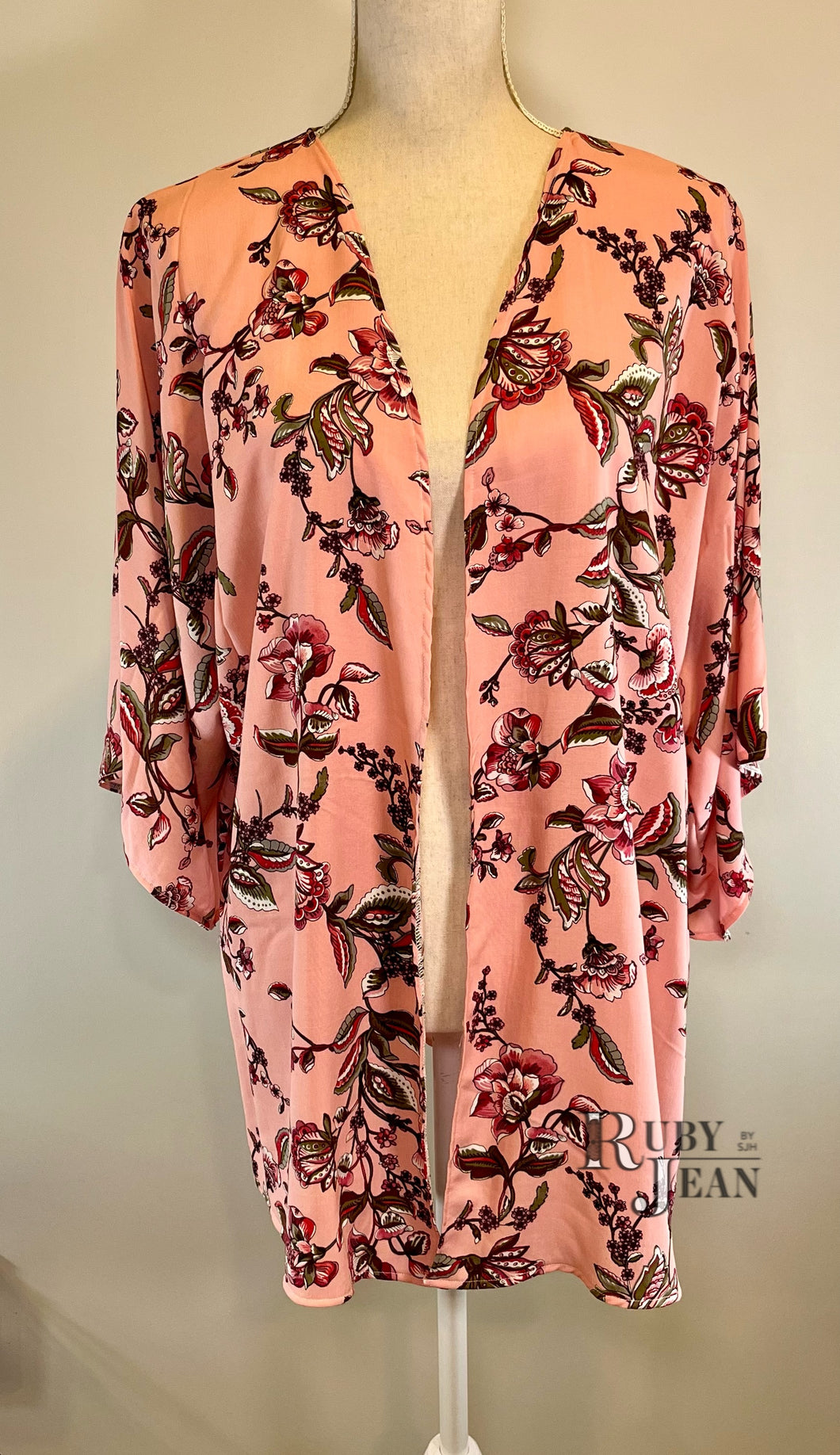 Summer Cardi- Pink Floral