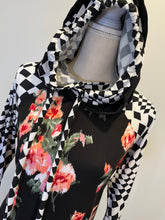 Load image into Gallery viewer, Wonderland Paint the Roses Red Double Crossover Hoodie *Preorder*
