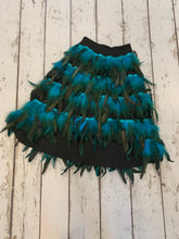 Load image into Gallery viewer, Feathered Hi-Low Skirt
