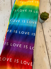 Load image into Gallery viewer, Hidden Pocket Infinity Scarf- Love is love
