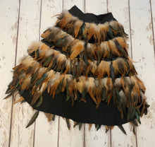 Load image into Gallery viewer, Feathered Hi-Low Skirt
