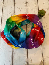 Load image into Gallery viewer, Hidden Pocket Infinity Scarf- Love is love
