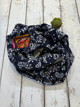 Load image into Gallery viewer, Hidden Pocket Infinity Scarf- Constellations
